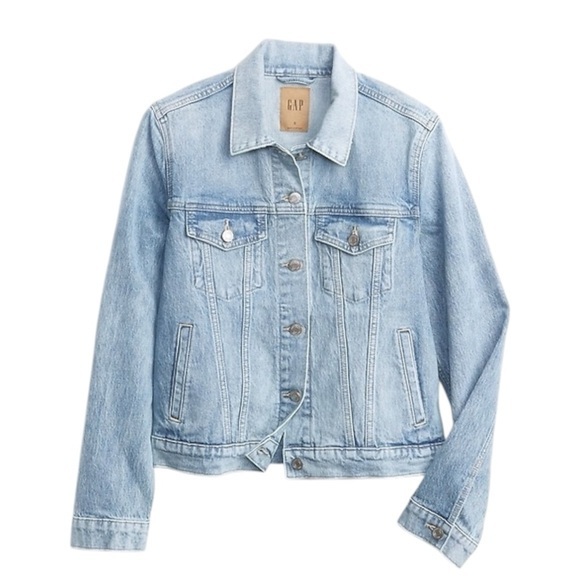 GAP Jackets & Blazers - GAP Denim Jacket Blue Medium Petite